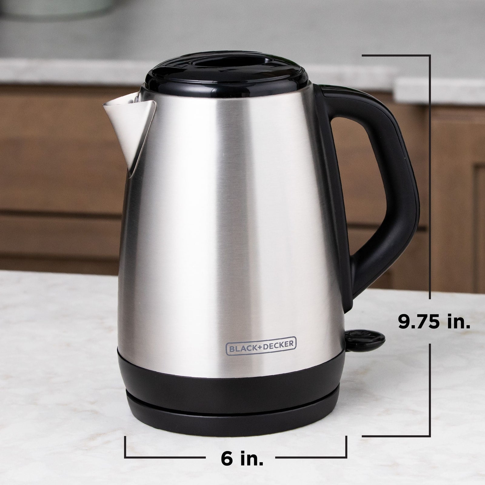Cordless Electric Kettle with Auto Shut Off, Stainless Steel, 1.7L I2R8 - product image 5