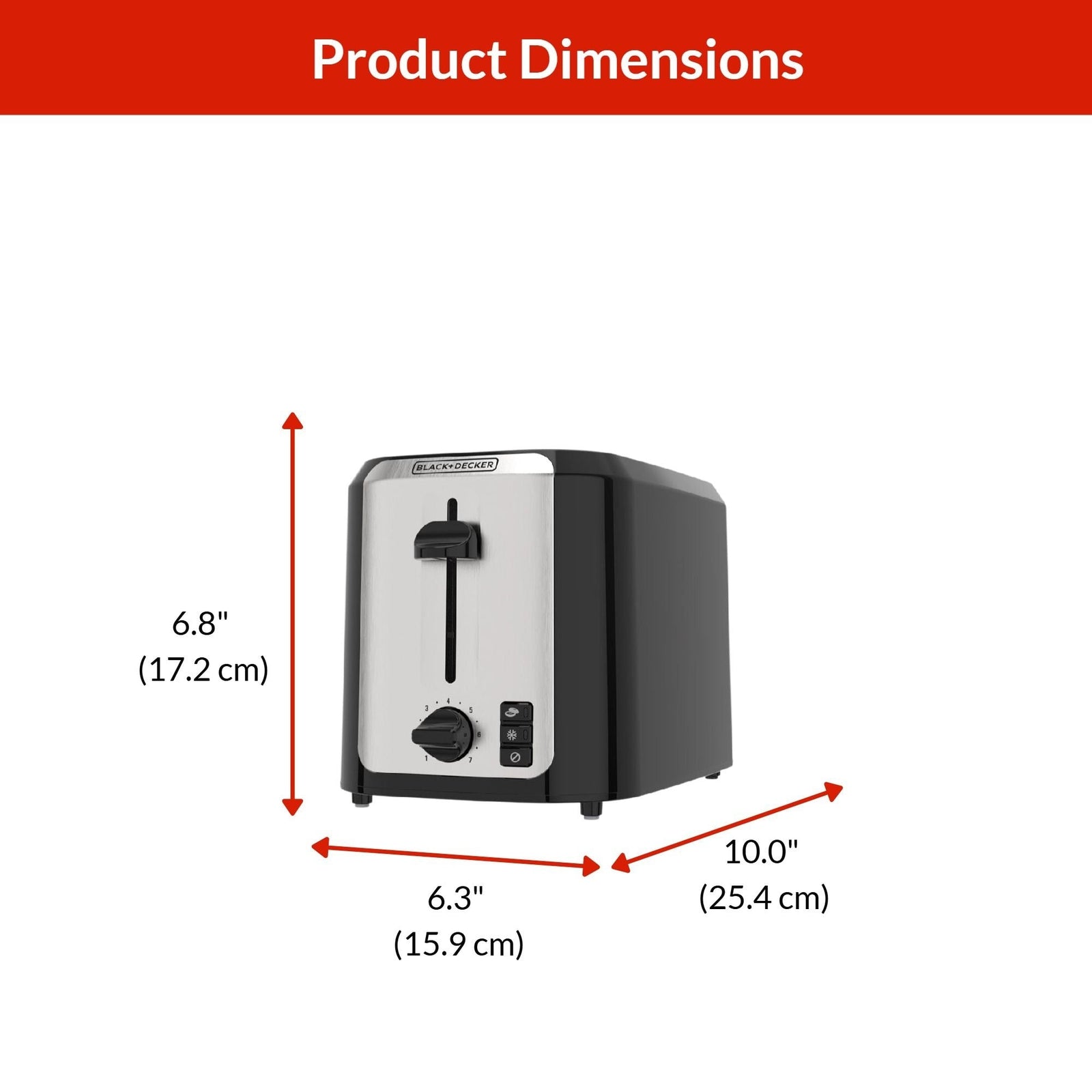 Extra Wide Slots Toaster with 7 Settings, 2-Slices W4C9 - product image 5