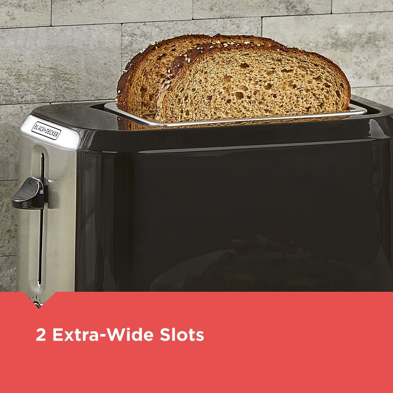 Extra Wide Slots Toaster with 7 Settings, 2-Slices W4C9 - product image 7