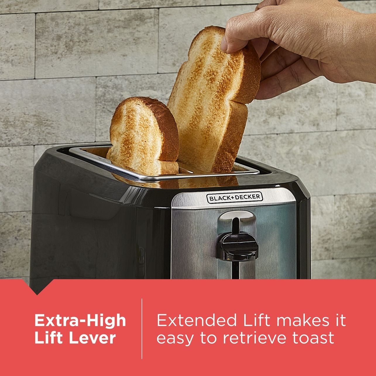 Extra Wide Slots Toaster with 7 Settings, 2-Slices W4C9 - product image 8