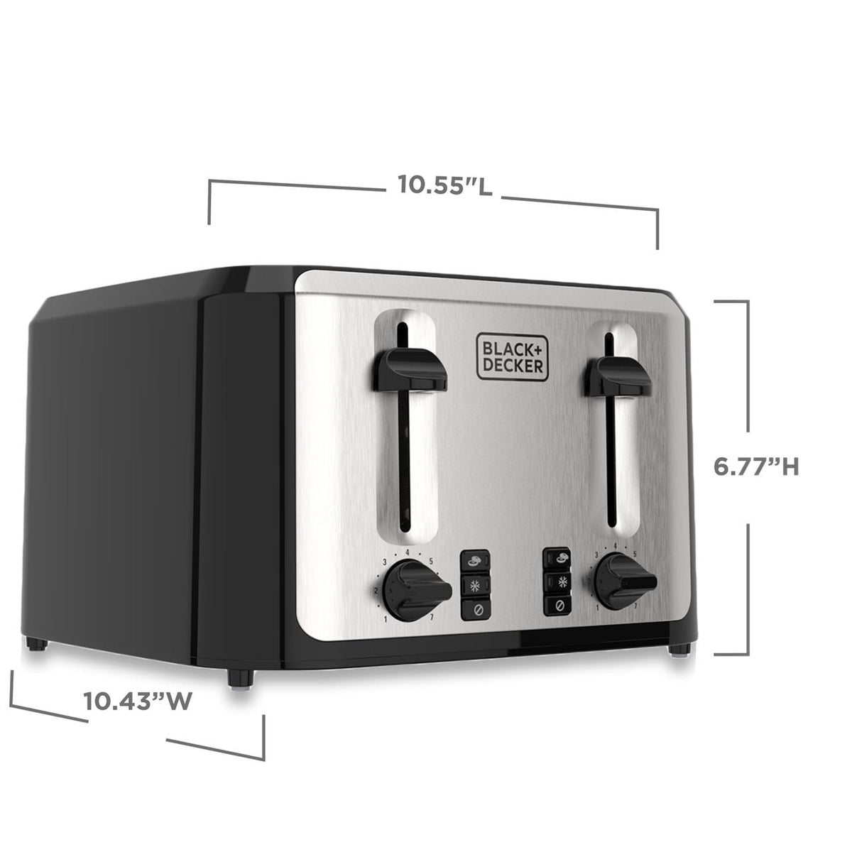 Extra Wide Slots Toaster with 7 Settings, 4-Slices Y0H9 - product image 5