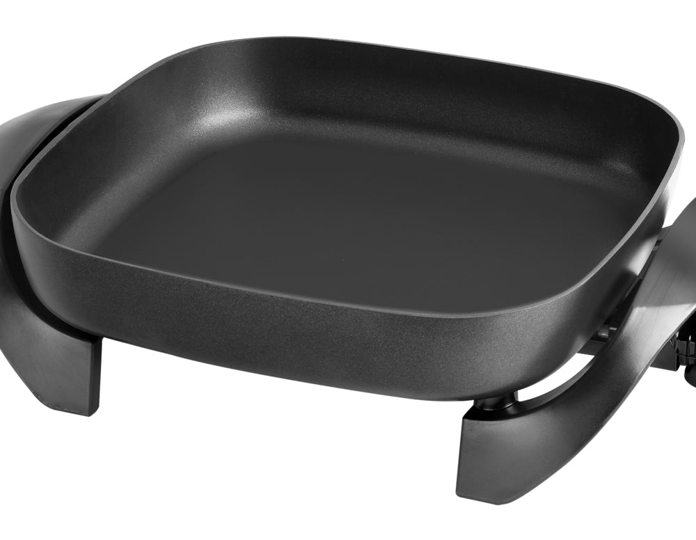 Family-Sized Non-Stick Electric Skillet, Black, 12x15-in U2F6 - product image 4