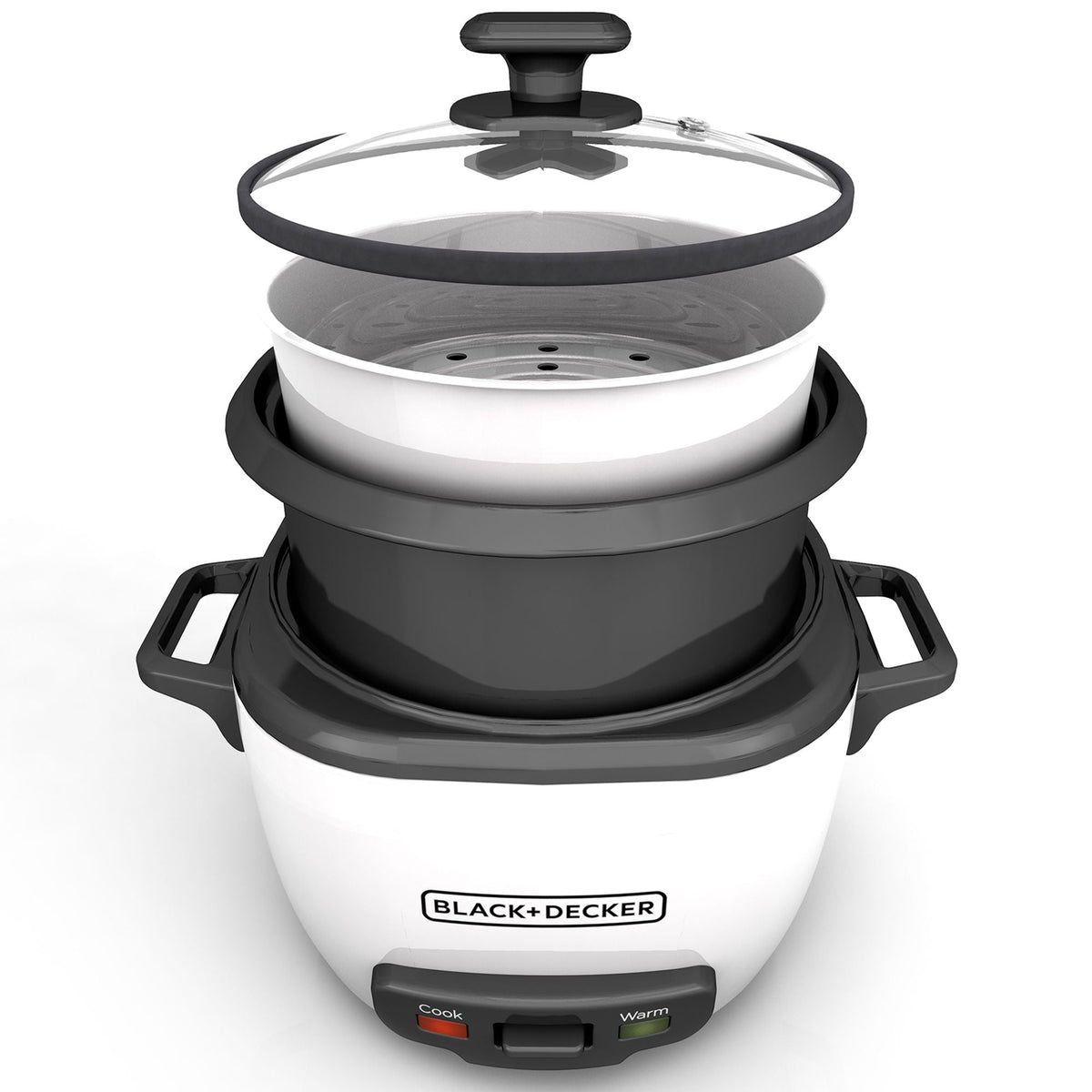 Non-Stick Rice Cooker & Steamer, 28 Cups L4T4 - product image 3