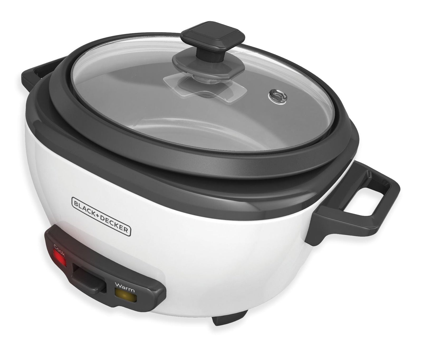Non-Stick Rice Cooker & Steamer White, 6 Cups N8B6 - product image 2