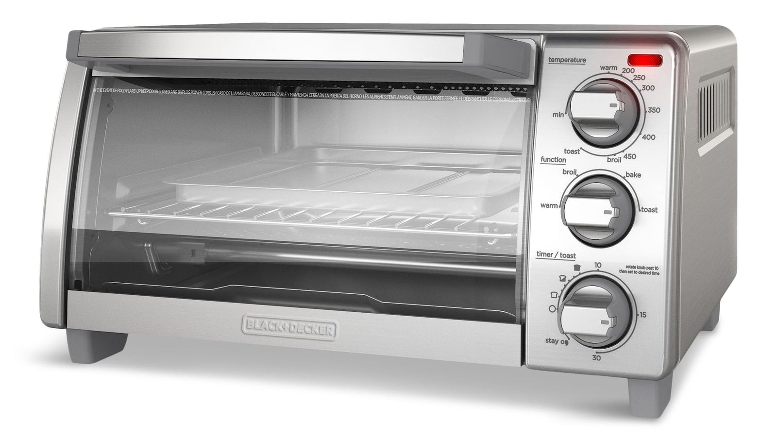 Toaster Oven with Natural Convection, Stainless Steel, 4-Slice C5R8 - product image 2