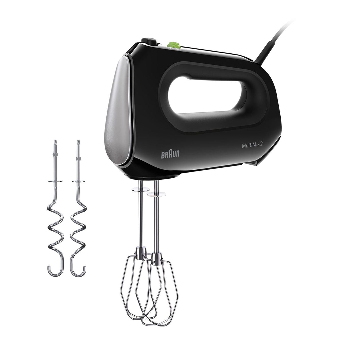 MultiMix 2 5-Speed Hand Mixer, Includes MultiWhisk Beater, 250W, Black X1D0 - product image 2