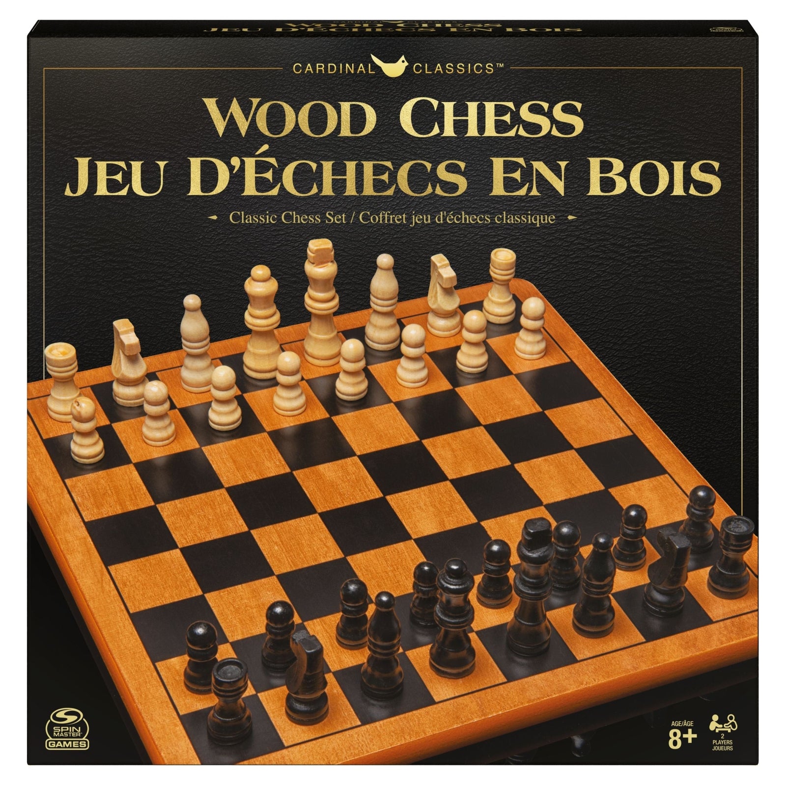 Classics Premium Wood Chess Set, 2 Players, Ages 8+ T2M4 - product image 1