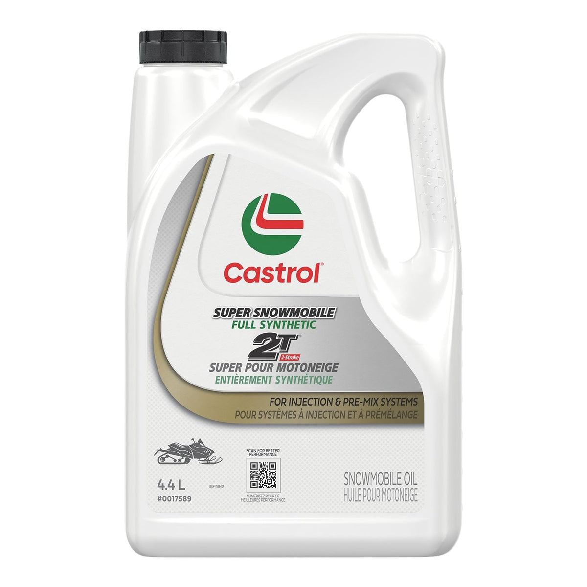 2 Stroke Snowmobile Full Synthetic Oil Jug, 4.4-L Z2A3 - product image 1