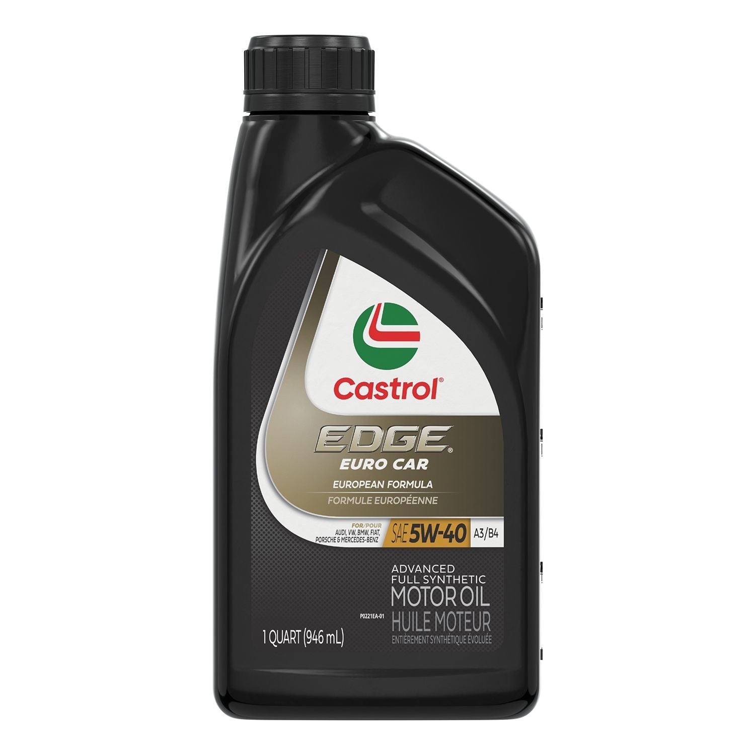 EDGE 5W40 A3/B4 Euro Advanced Synthetic Engine/Motor Oil, 946mL E1W7 - product image 1