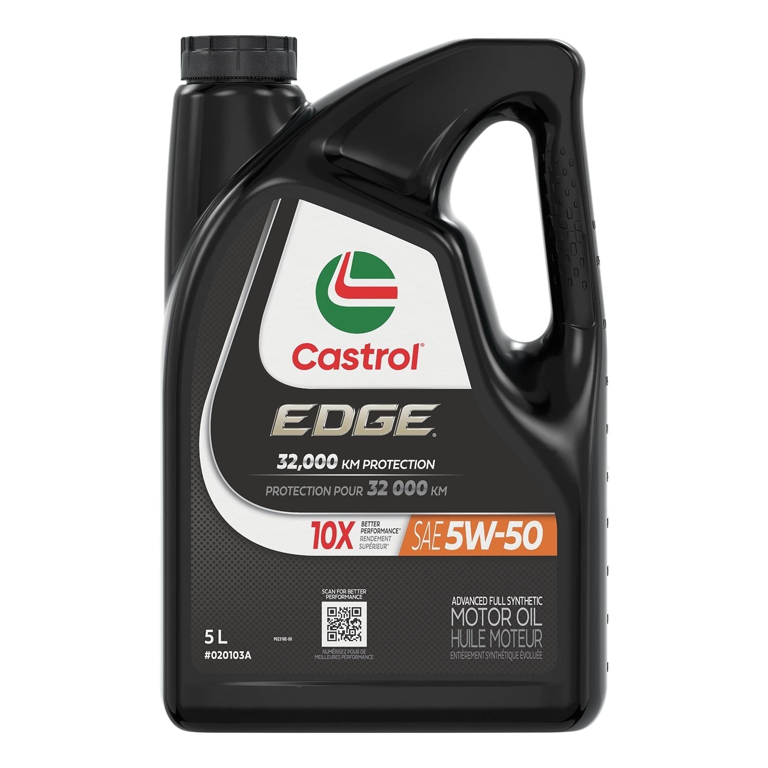 EDGE 5W50 Advanced Synthetic Engine/Motor Oil, 5-L V1E3 - product image 1