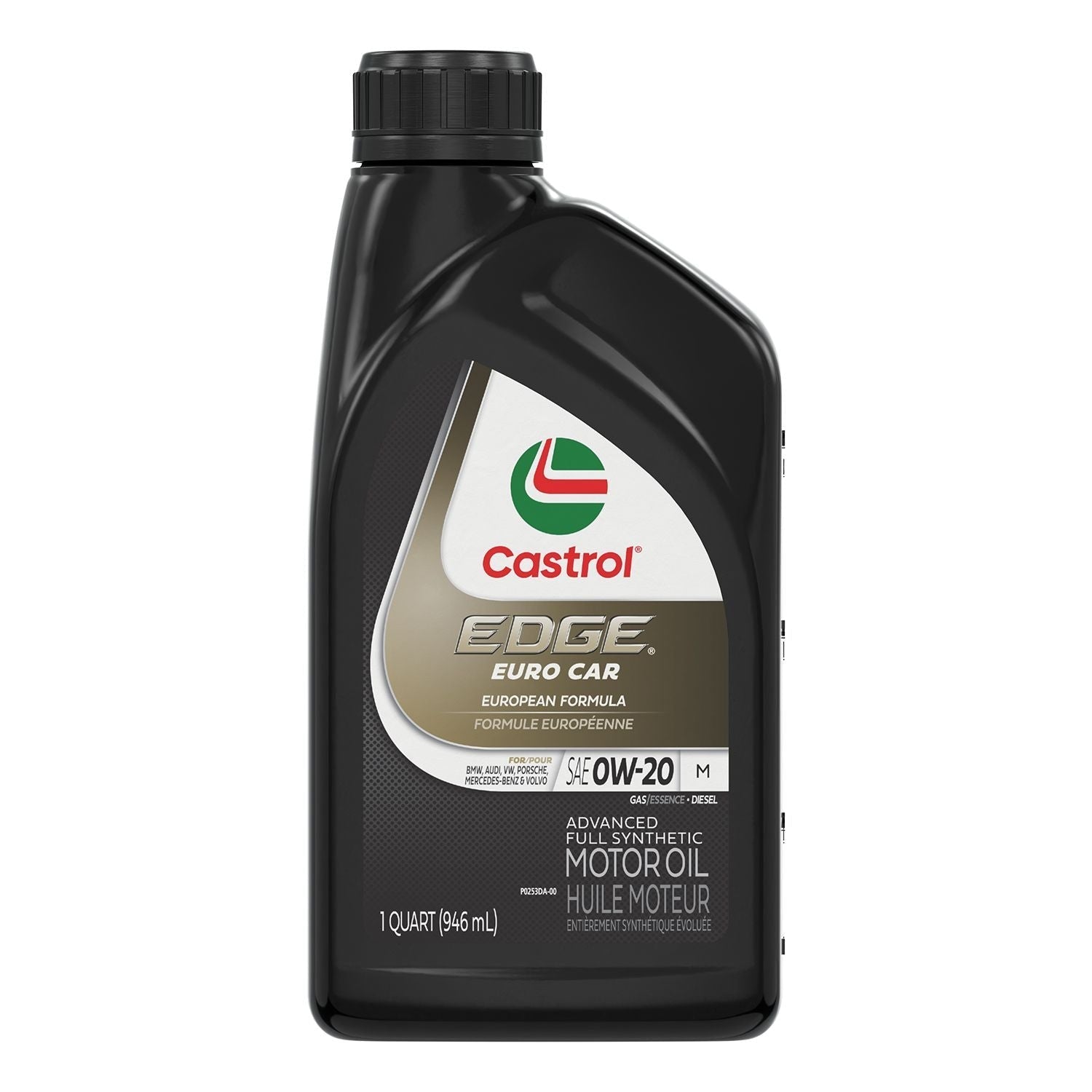 Edge Synthetic Euro M 0W20 Motor Oil, 946-mL T8Z9 - product image 1