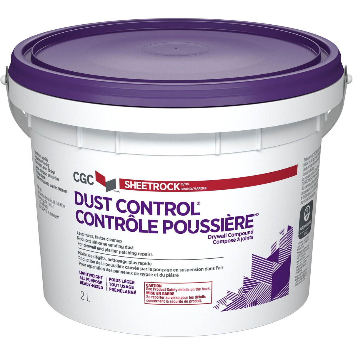 Sheetrock Dust Control Drywall Compound, Ready-Mixed X0C7 - product image 1