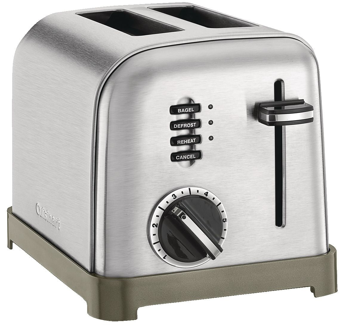Metal Classic Toaster with 6 Settings, Stainless Steel, 2-Slices B2F3 - product image 2