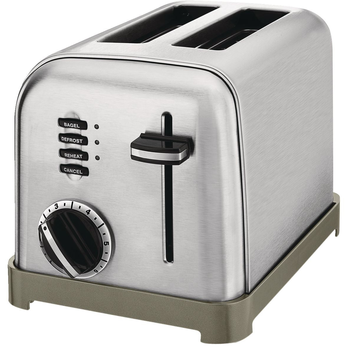 Metal Classic Toaster with 6 Settings, Stainless Steel, 2-Slices C8P7 - product image 3