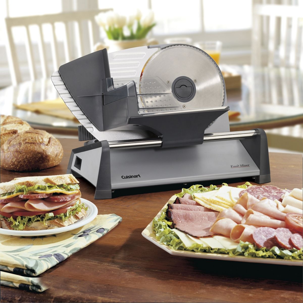 Professional Food/Meat Slicer, 7.5-in Blade, Stainless Steel J5Q4 - product image 4