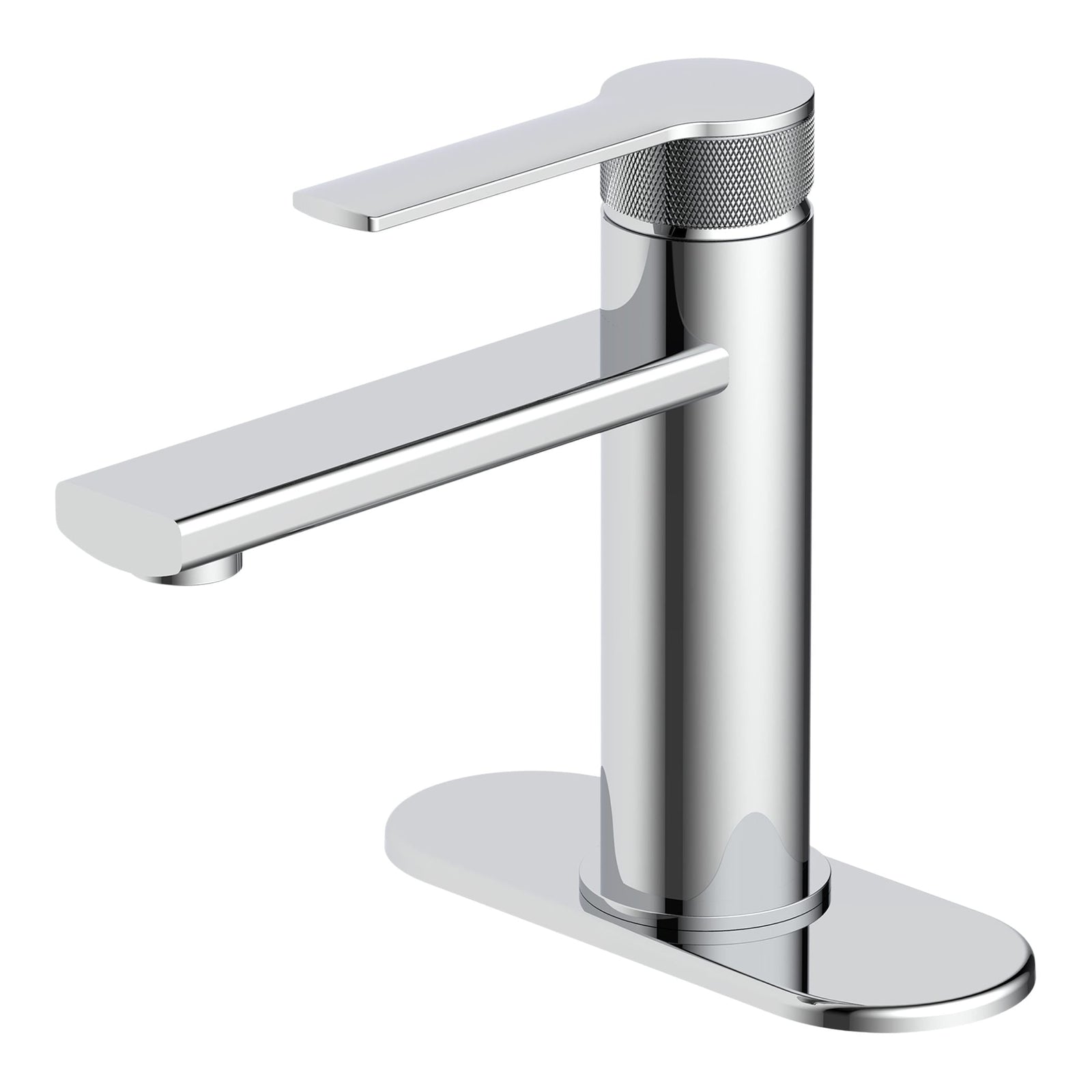 Sia 1-Handle Lavatory Faucet with Knurled Accents, Chrome U4T6 - product image 4
