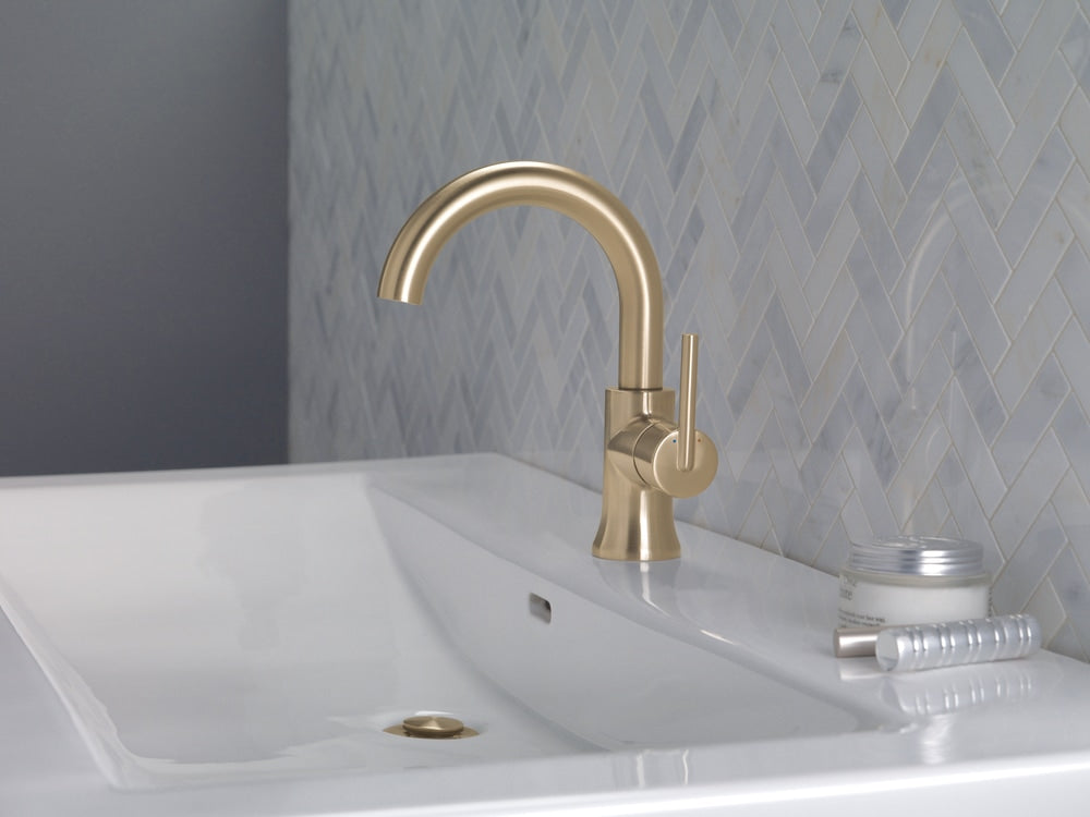 1-Handle High-Arc Lavatory Faucet, Champagne Bronze F9S0 - product image 7