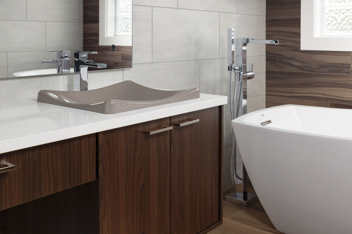 Ara 1-Handle Channel Bathroom Faucet with Metal Pop-Up, Chrome P4S7 - product image 4