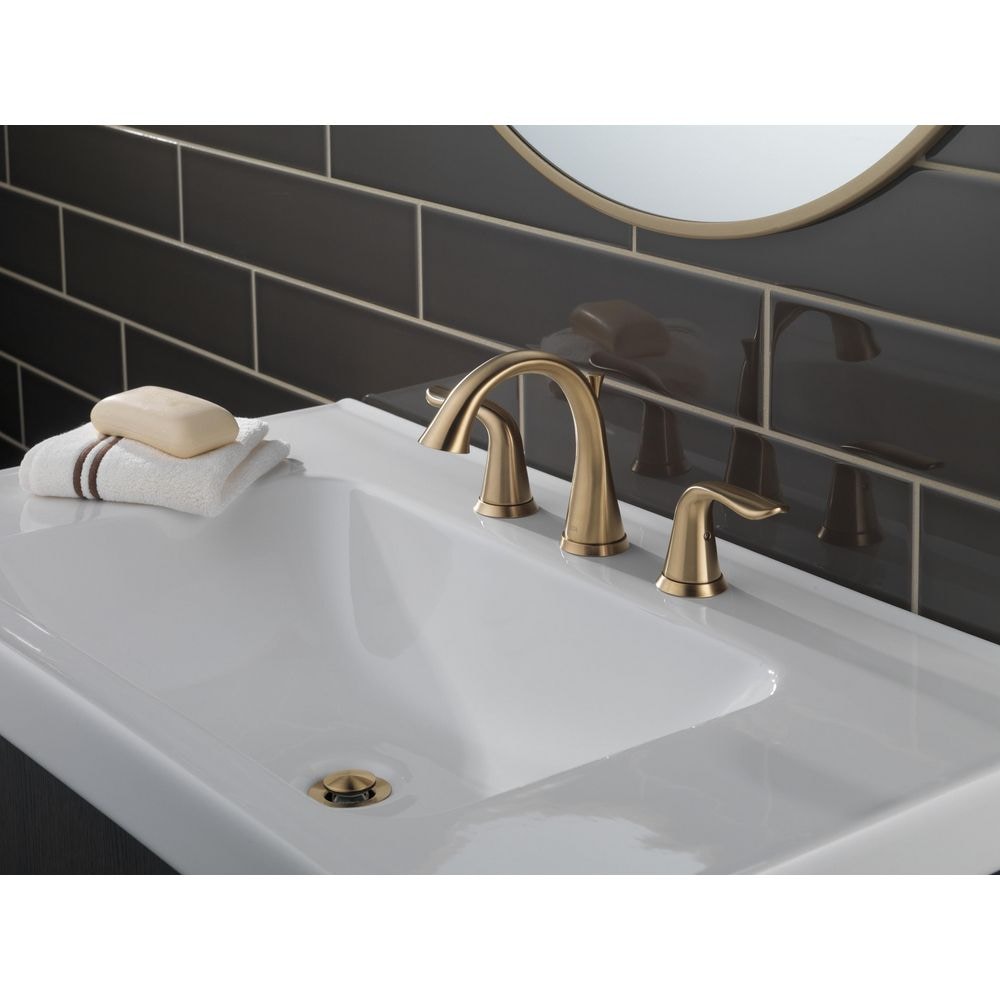 Lahara 2-Handle Widespread Faucet, Champagne Bronze X5X3 - product image 5