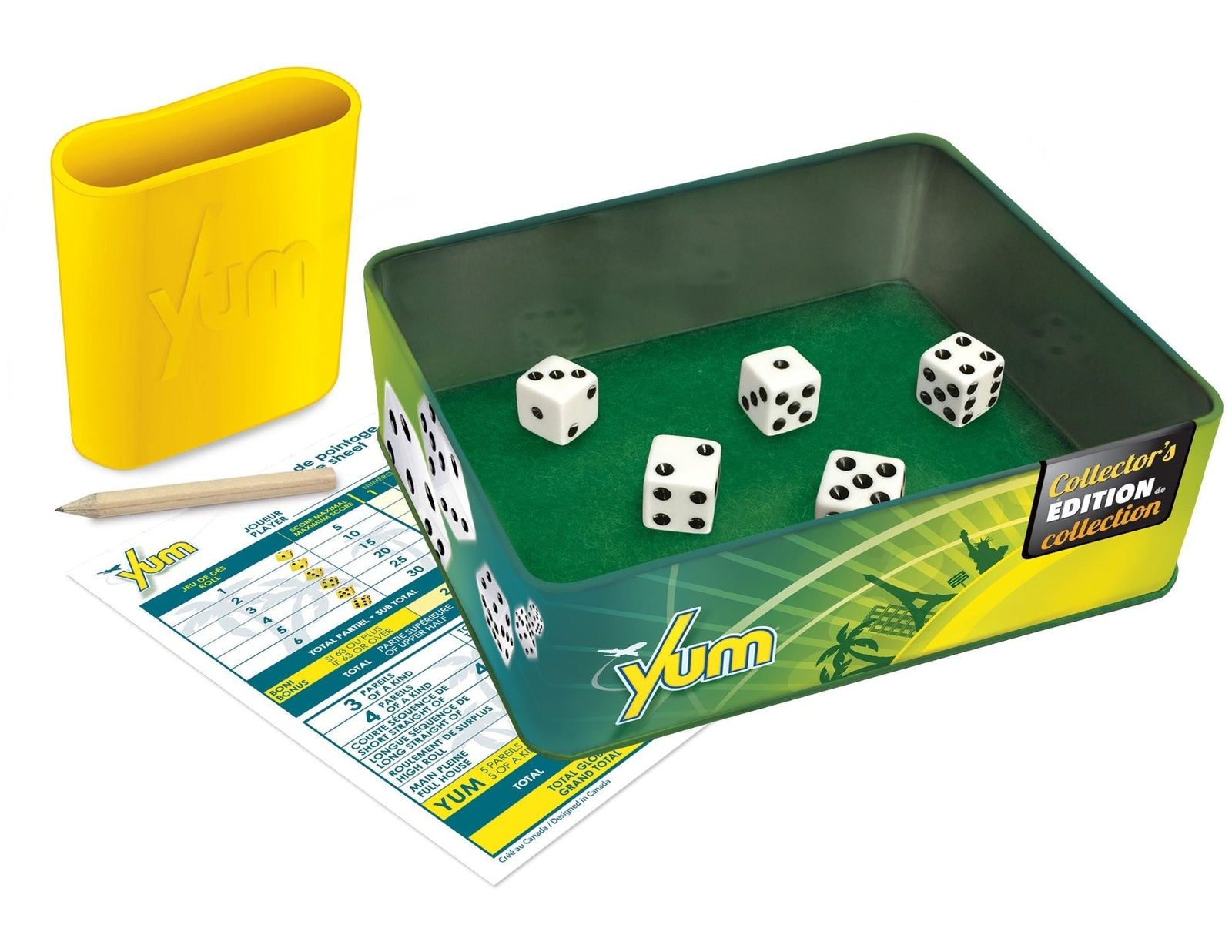 Gladius Yum Classic Collector's Edition Poker Dice Game Set, Ages 8+ F9L0 - product image 5