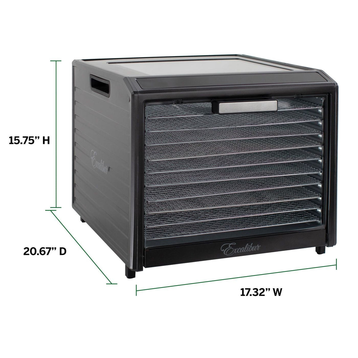 Performance Series 10-Tray Food Dehydrator, Steel, 700W, Stainless Steel, Black G9E6 - product image 5