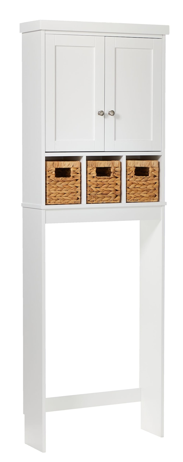 Basket Bathroom Space Saver, White V2Z2 - product image 1