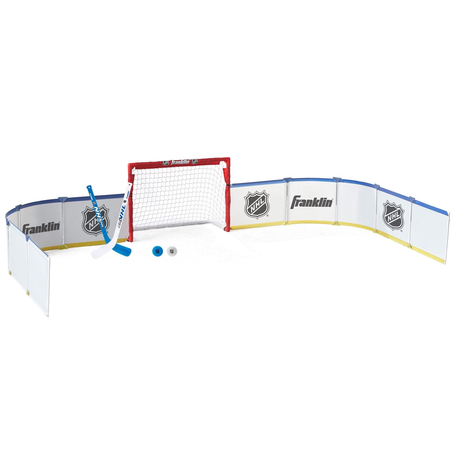 Hockey Half Rink Set with Net, Sticks, Balls & Boards E3A4 - product image 1