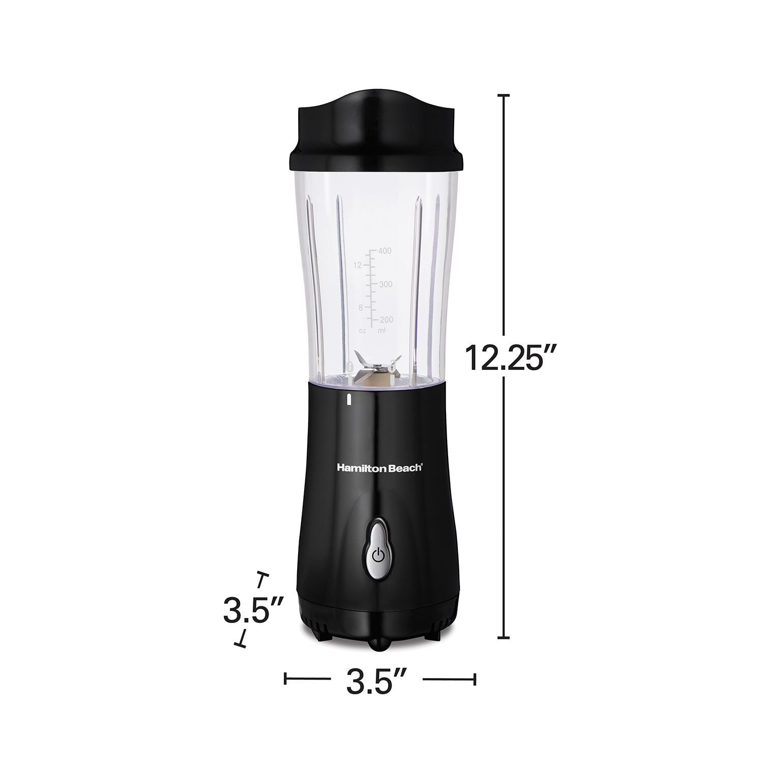 Personal Creations Single-Serve Blender with Travel Jar, Black, 414mL R0V8 - product image 8