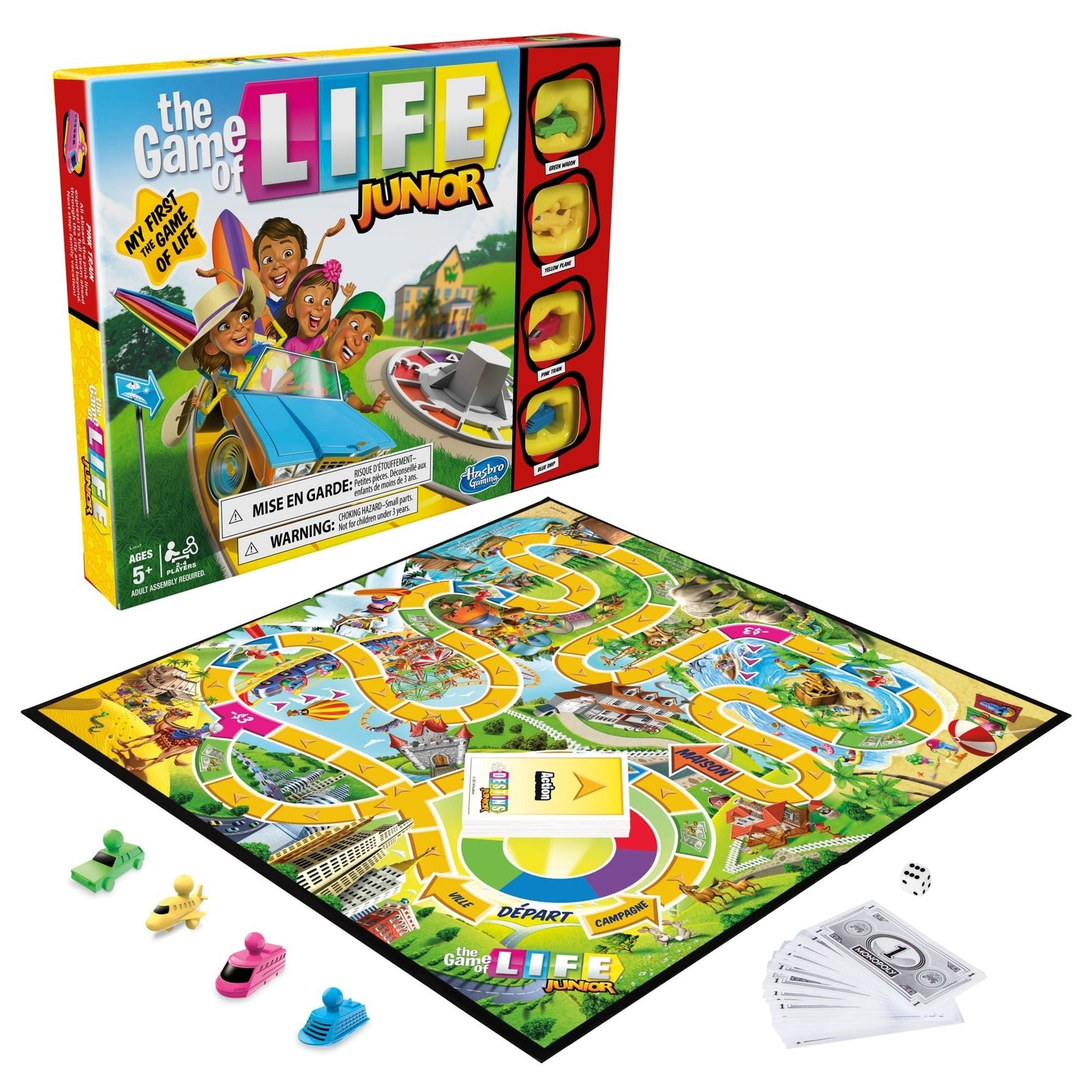 Games The Game Of Life Junior 2-4 Player Board Game, English/French, Ages 5+ B2P0 - product image 1