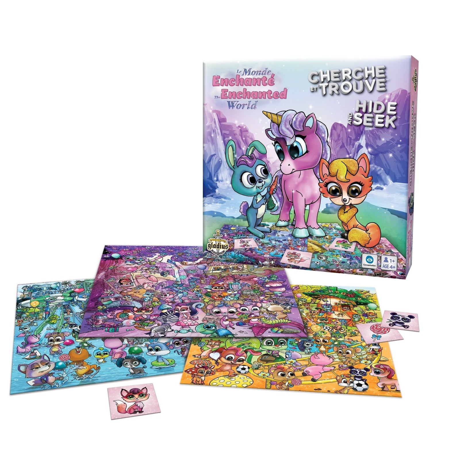 and Seek The Enchanted World Family Board Game, Bilingual, Ages 4+ D4E1 - product image 1