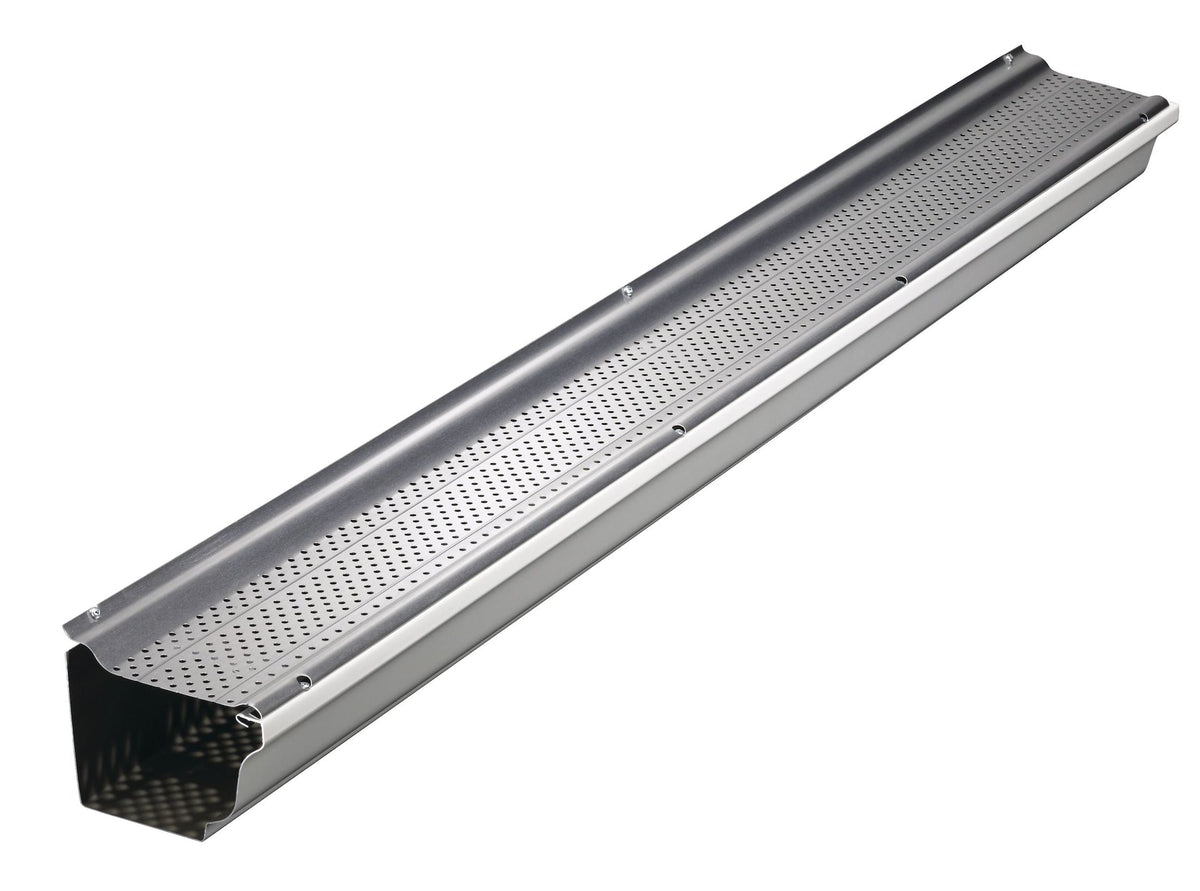 Smart Screen 20-ft Aluminum Gutter Guards, Metallic, 5-pk M1M1 - product image 1