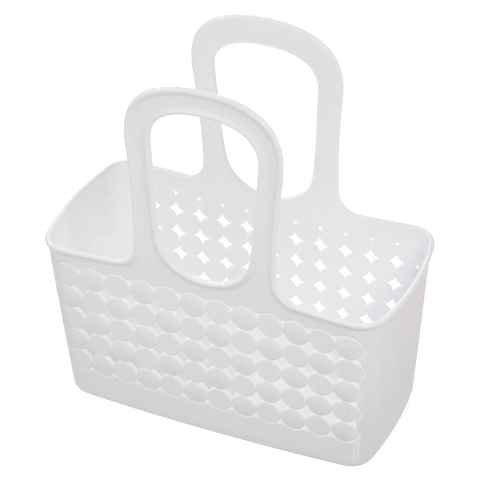 Orbz Small Tote Portable Shower Caddy with Handle, White U9V7 - product image 1