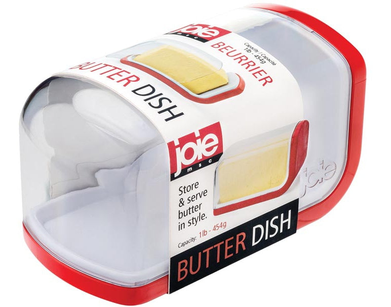 Covered Plastic Butter Dish, 1-lb Butter Capacity, BPA Free X6E3 - product image 1