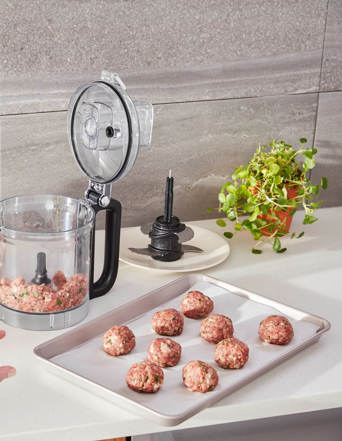 Food Processor Plus Black Matte, 9 Cups W2K7 - product image 6