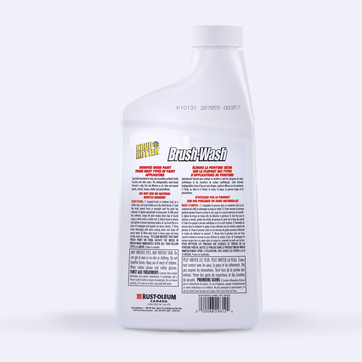Brush-Wash Cleaner & Renewer For Oil, Latex & Enamel Paint, Non-Toxic, 946-mL T5O2 - product image 2