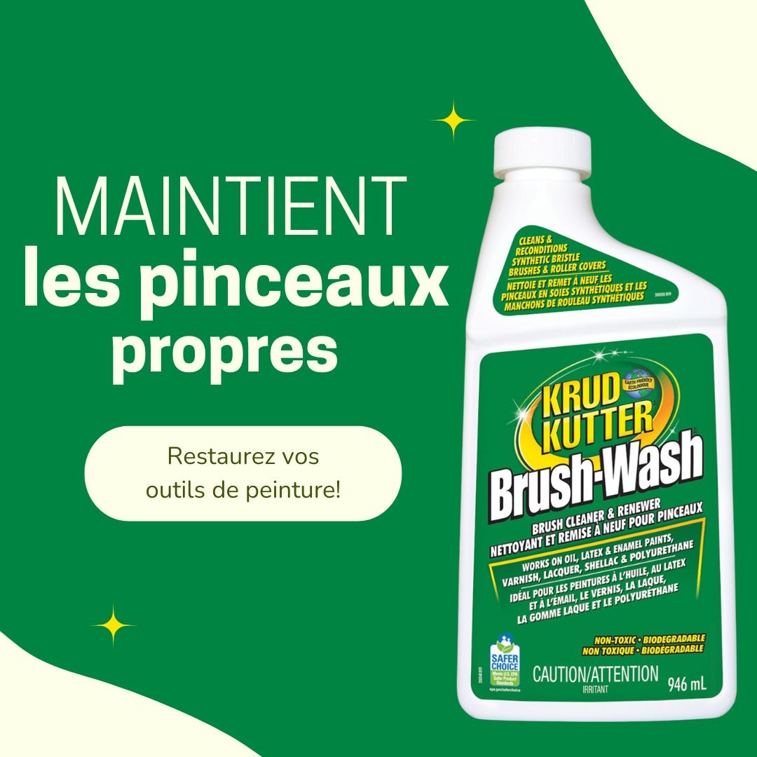 Brush-Wash Cleaner & Renewer For Oil, Latex & Enamel Paint, Non-Toxic, 946-mL B9N8 - product image 4