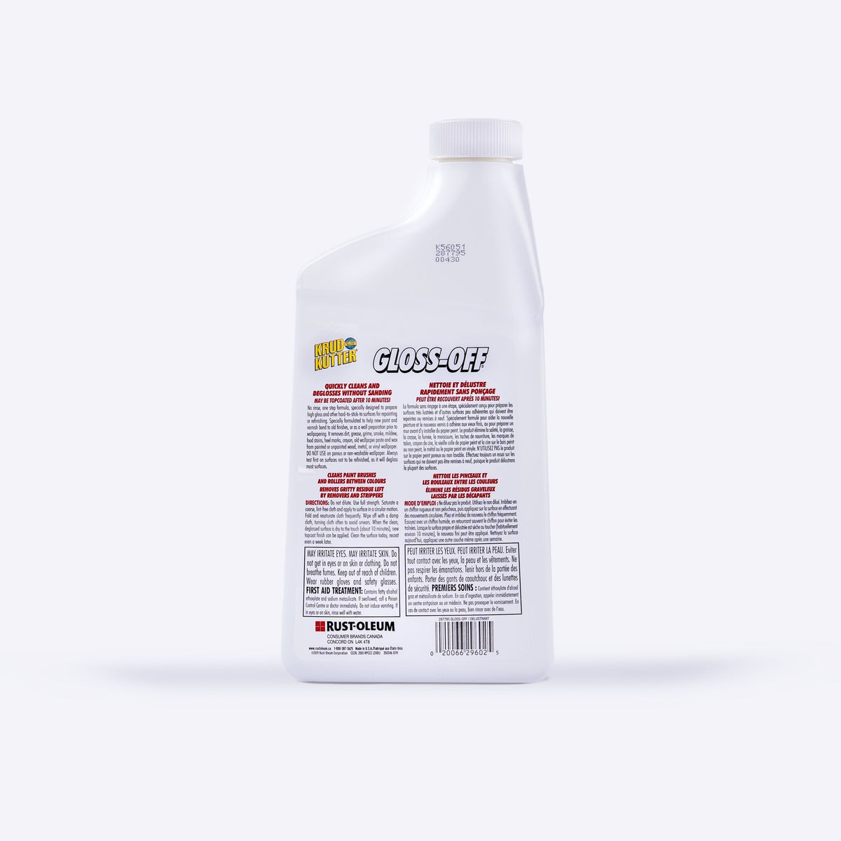 Gloss-Off Pre-Paint Surface Preparation, Cleaner & Deglosser Without Sanding, 946-mL S1Q8 - product image 2