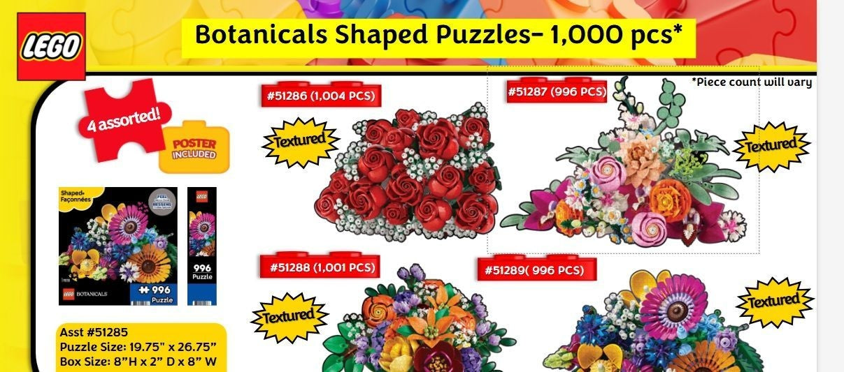 1000 PCS Botanicals Puzzle N8F9 - product image 2