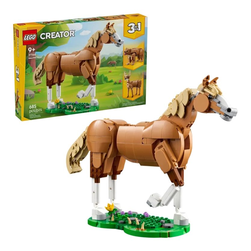 Creator 3-in-1 Beautiful Horse - 31166, 685-pcs, Ages 9+ O8W8 - product image 1
