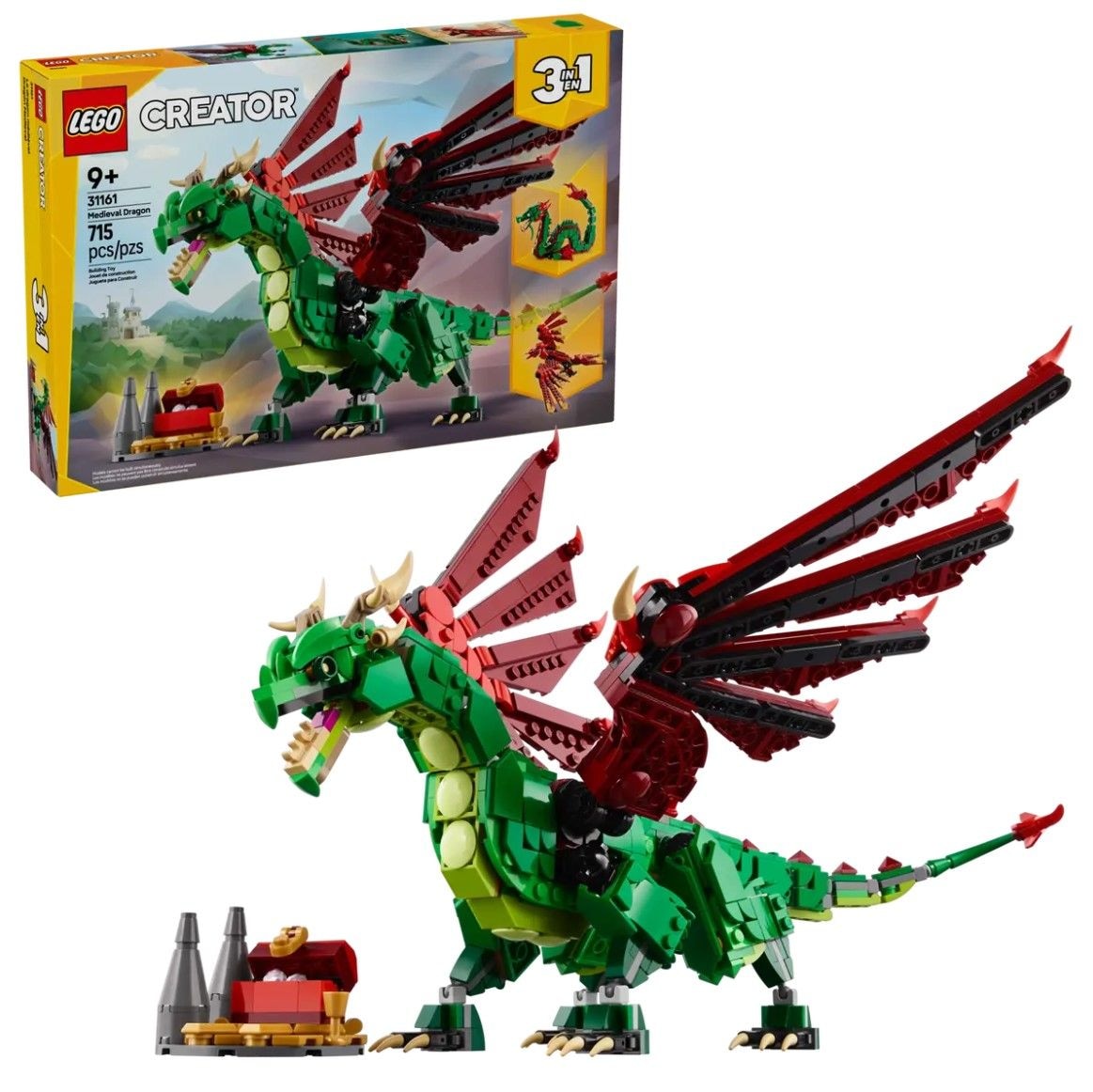 Creator Medieval Dragon - 31161, 715-pcs, Ages 9+ F5A3 - product image 1
