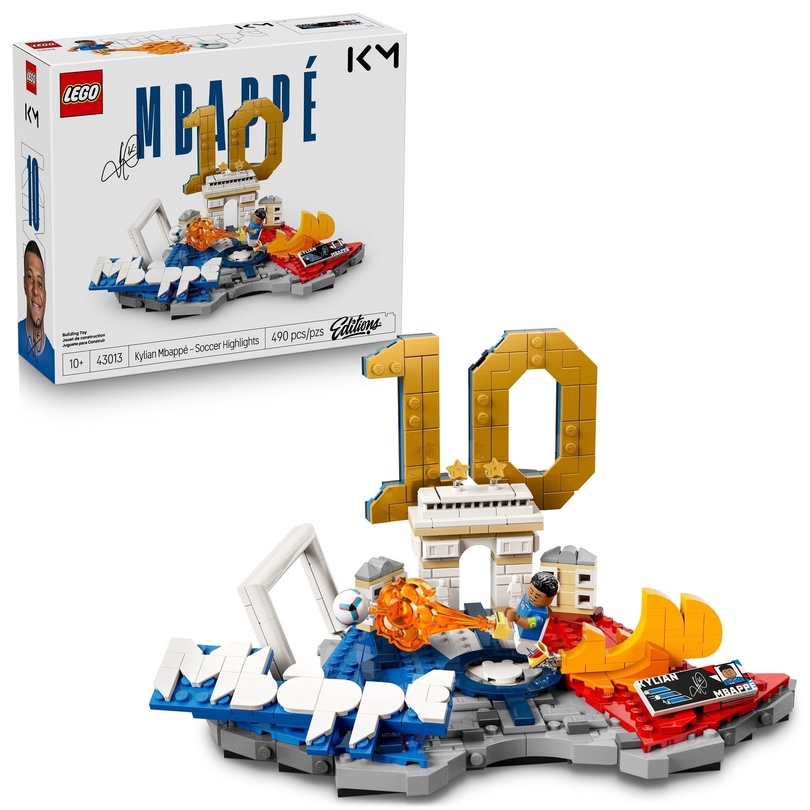 Editions Kylian Mbappé, Soccer Highlights - 43013, 490-pcs, Ages 10+ Q7G0 - product image 1