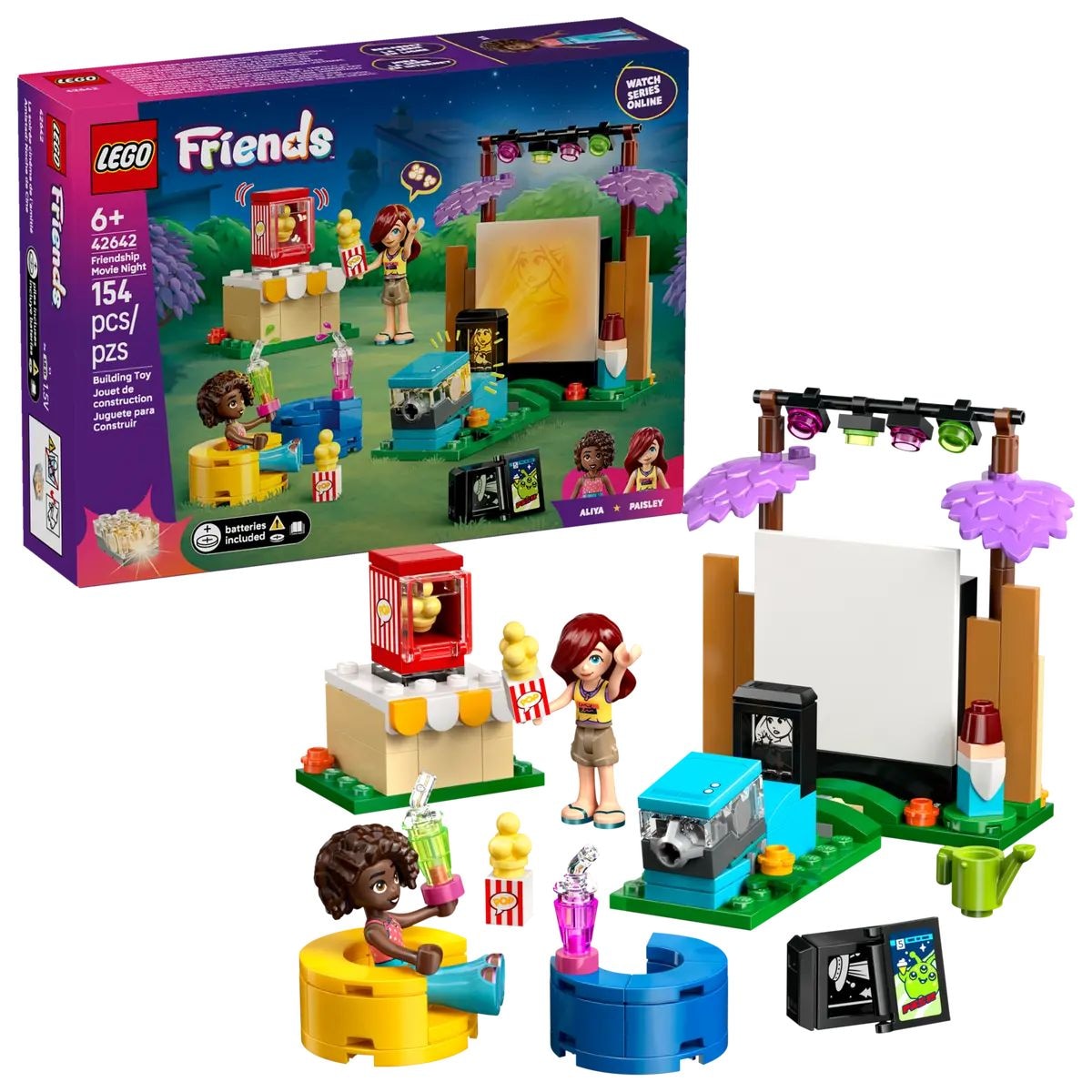 Friends 42642 Friendship Movie Night, 154-pc D8Y0 - product image 1