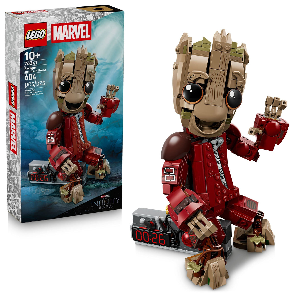 LEGO Ravager Jumpsuit Groot - 76341, 604-pcs, Ages 10+ N0H3 - product image 1