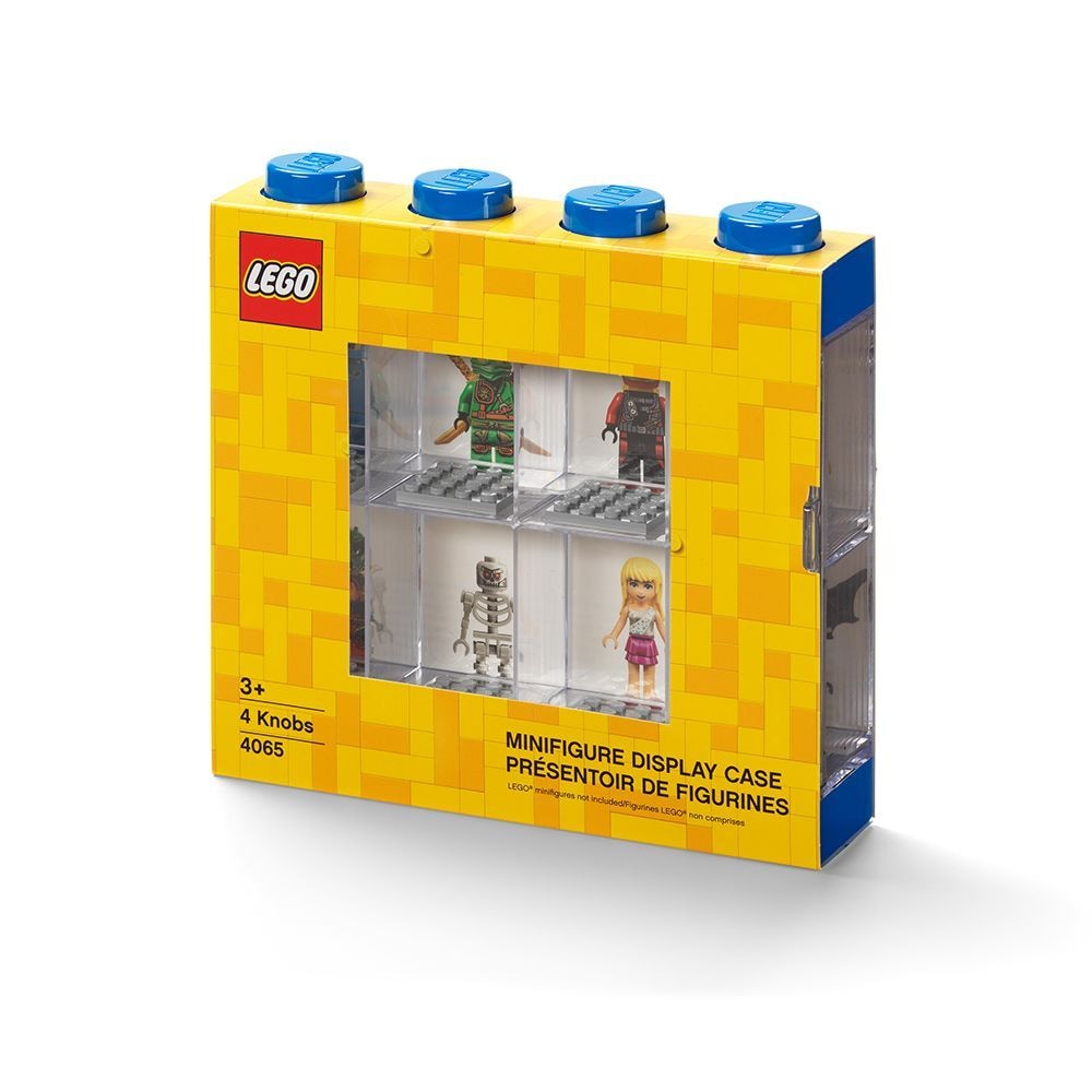 Minifigure Display Case for Up to 8 Figures, Red D8R6 - product image 1