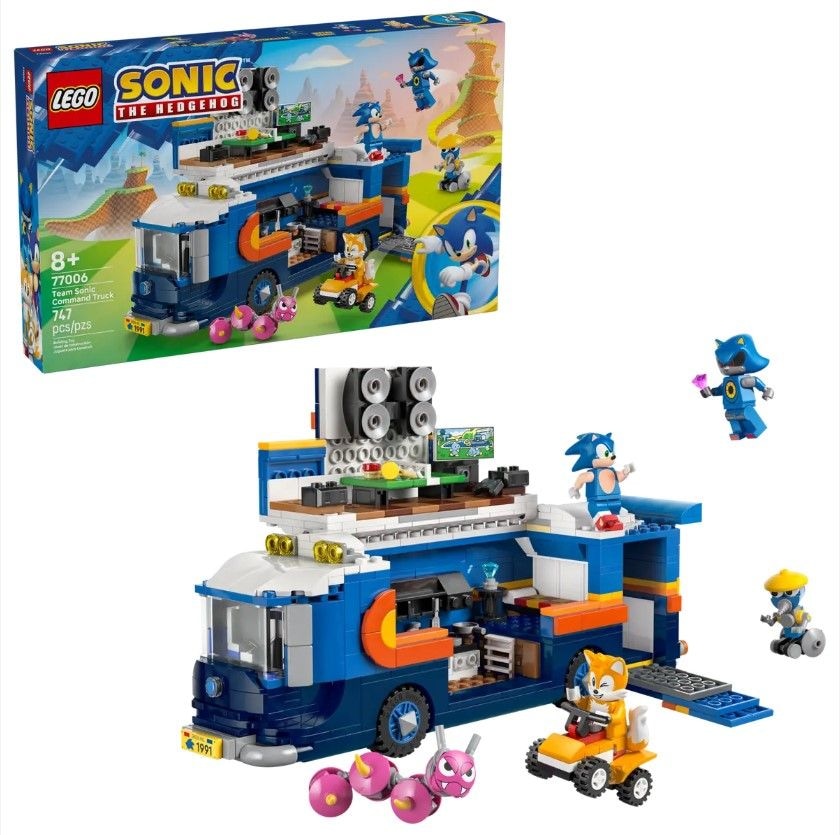Sonic Team Sonic Command Truck - 77006, 747-pcs, Ages 8+ I9T5 - product image 1