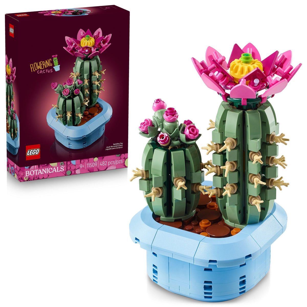 The Botanical Collection Flowering Cactus Building Set - 11509, 482-pcs, Ages 9+ T7X2 - product image 1