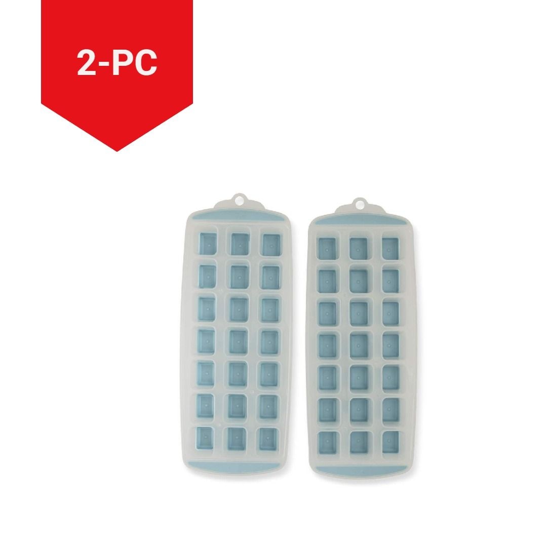 Easy Release Pop-Out Square Ice Cube Trays, Blue, 2-pk, Dishwasher Safe O6O4 - product image 4