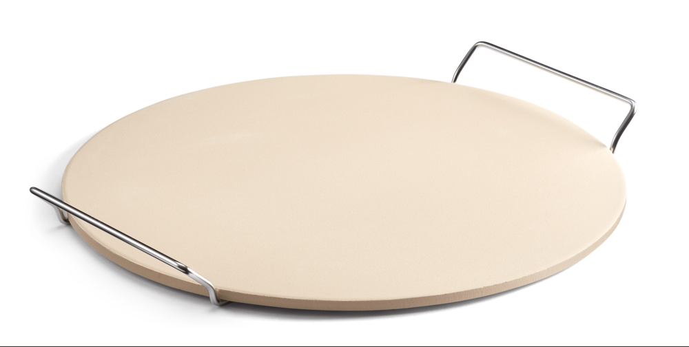 Ceramic Round Pizza Stone & Serving Rack, 15-in N3T9 - product image 3