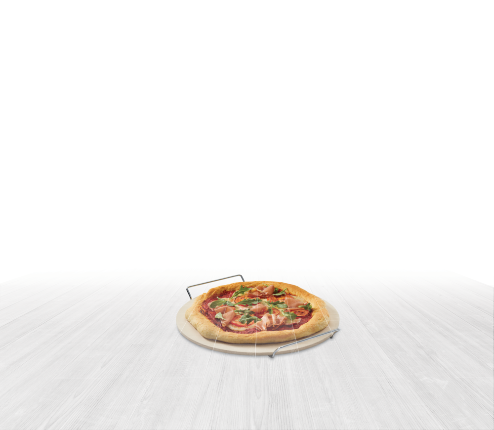 Ceramic Round Pizza Stone & Serving Rack, 15-in N3T9 - product image 7