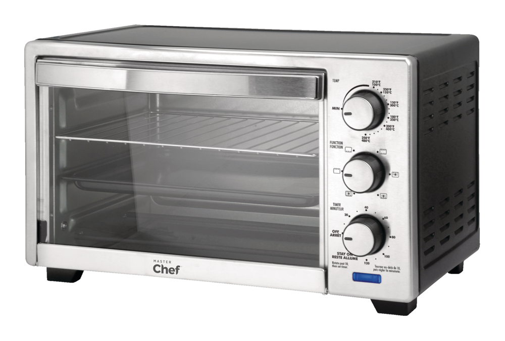 Convection Toaster Oven with 4 Functions, Stainless Steel, Black, 6-Slices S8Y2 - product image 2